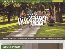 Tablet Screenshot of parksrec.com